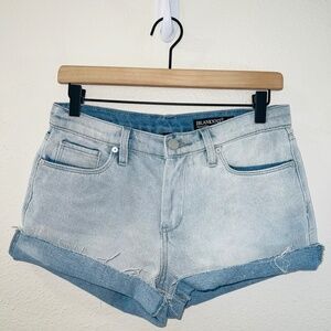 NWT BlankNYC Light Wash Denim High Rise The Fulton Roll Up Short size 27
